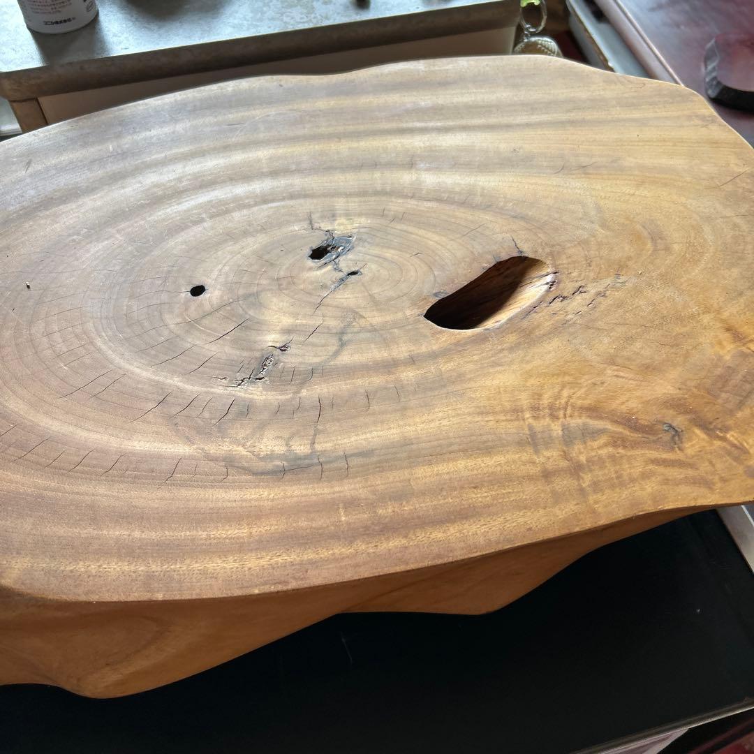 木製座卓 自然な形状　アンティーク