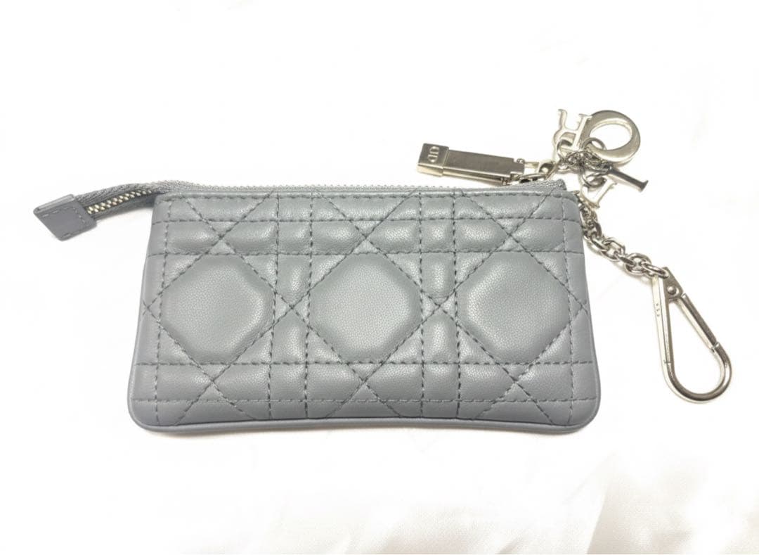 Christian Dior レディディオール　ケース　グレー