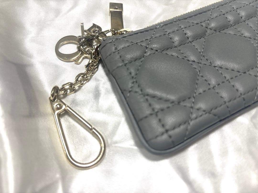 Christian Dior レディディオール　ケース　グレー