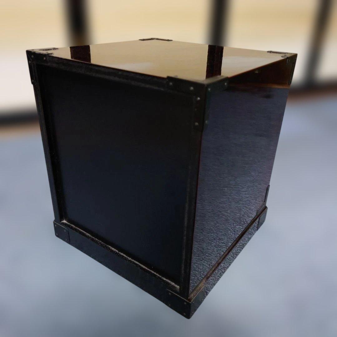 仙台箪笥　漆塗り3段箪笥 渡辺家具店製 鍵付