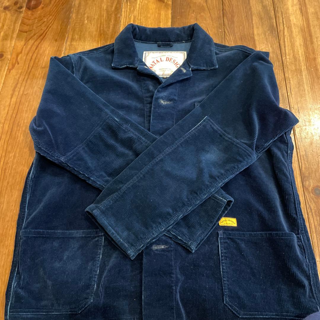 ネイタルデザイン BRIAN JACKET INDIGO CORDUROY M