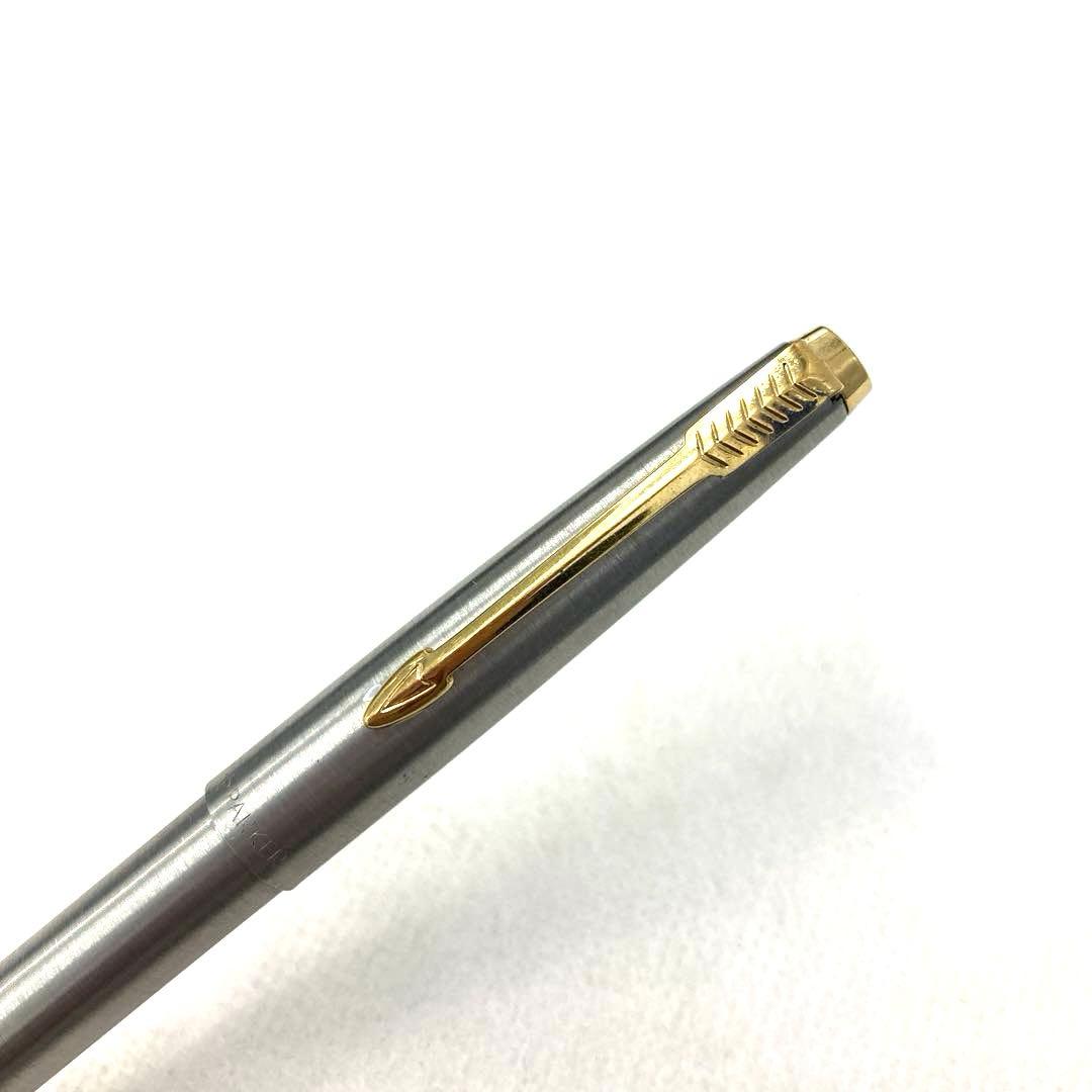 【正規品】PARKER ノック式ボールペン　シルバー×ゴールド　アメリカ製
