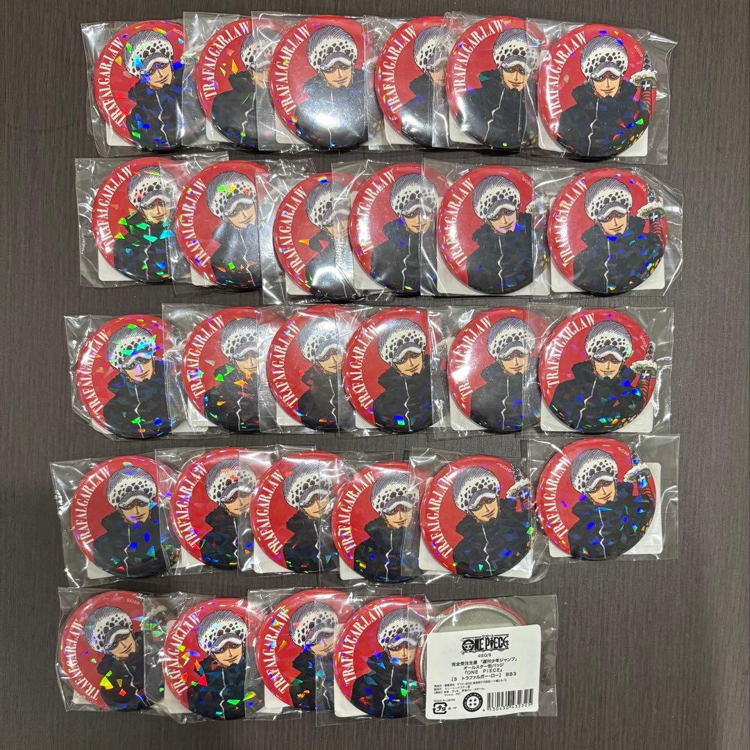 ONE PIECE オールスター缶バッジ　トラファルガー・ロー
