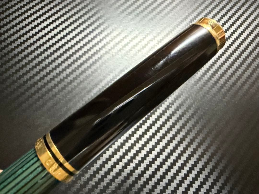 ペリカン スーベレーン M800 緑縞 M 中字 万年筆
