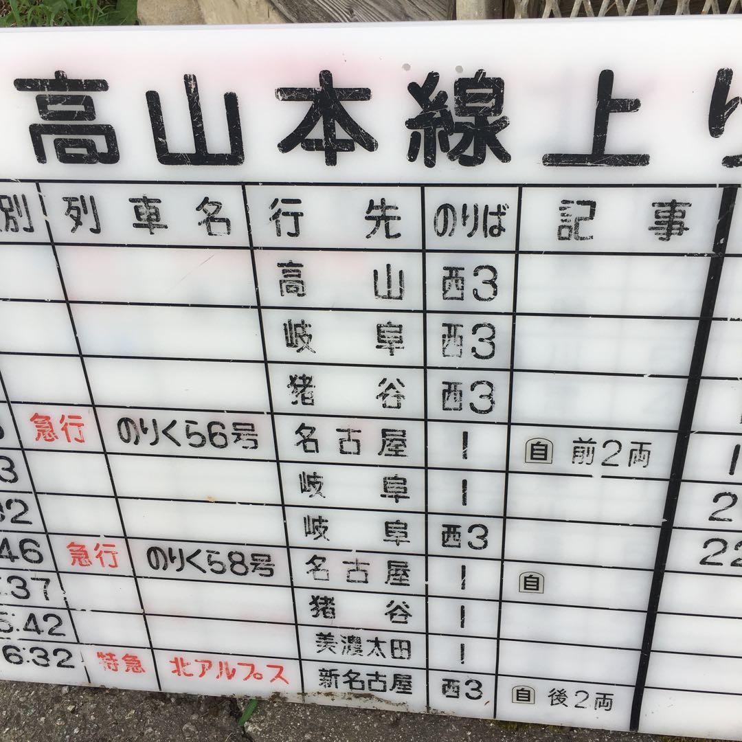 旧国鉄　時刻表