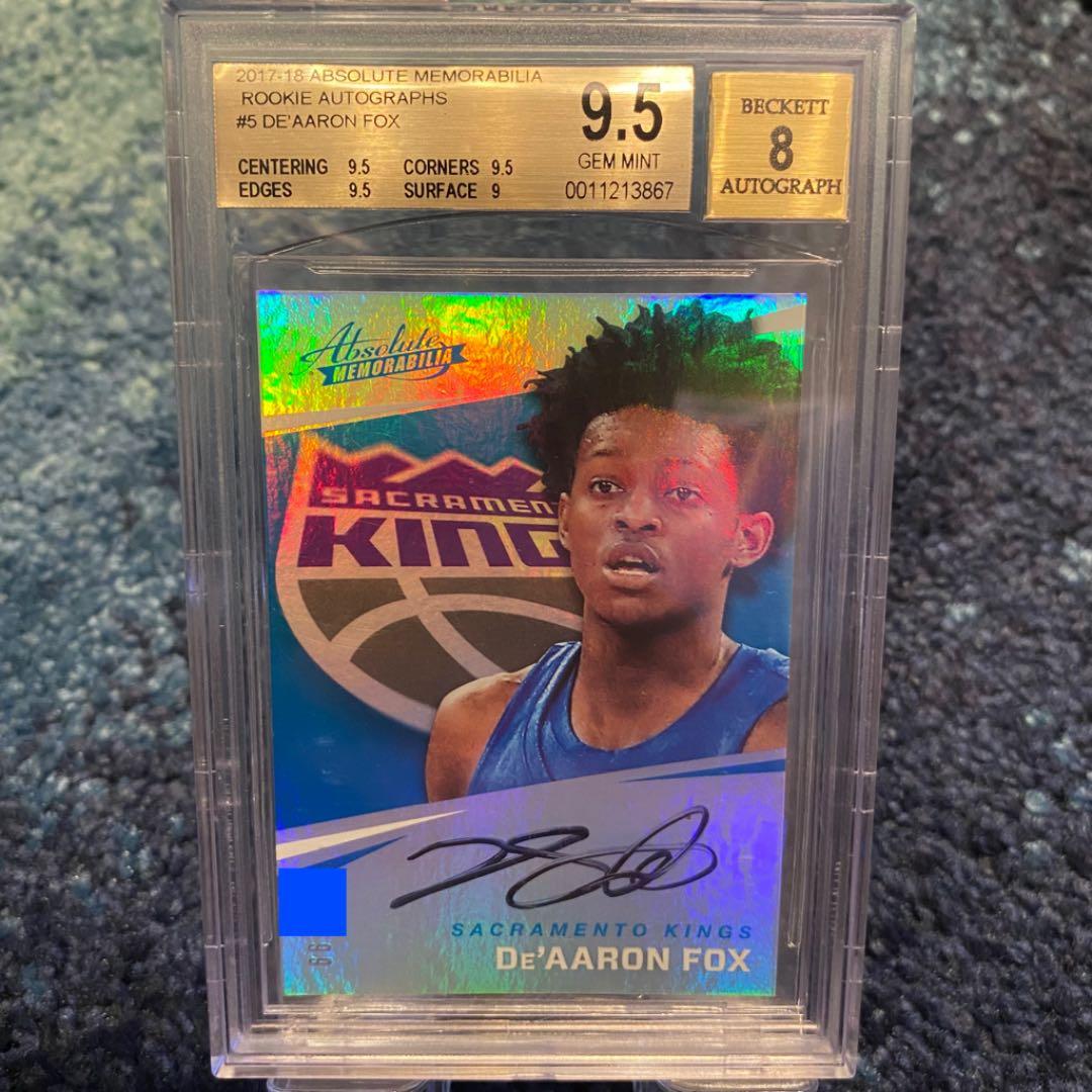 NBAカード　DeAaron Fox absolute  RC auto