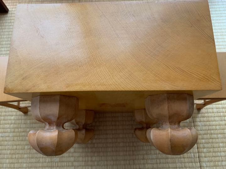 将棋　将棋盤　脚付き　駒台付き　　駒無し