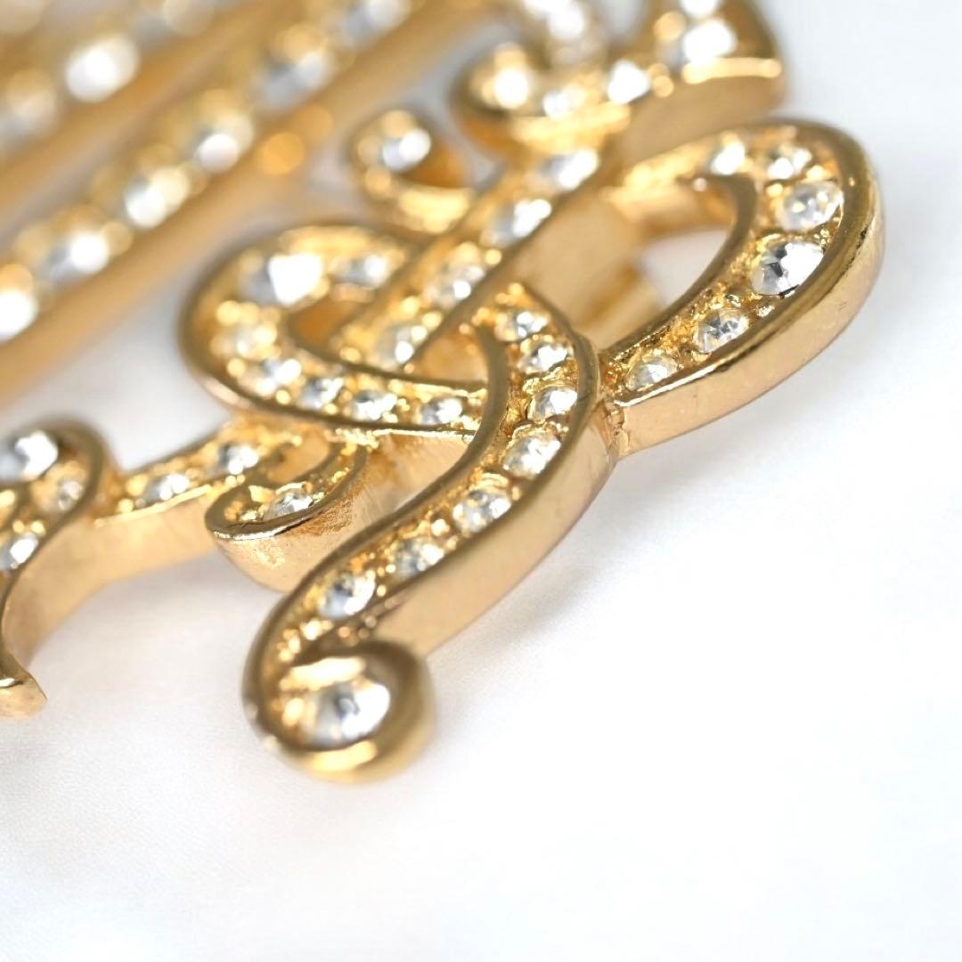 【美品】ヴィンテージ　ディオール　エンブレム　ブローチ　コサージュ　ロゴ