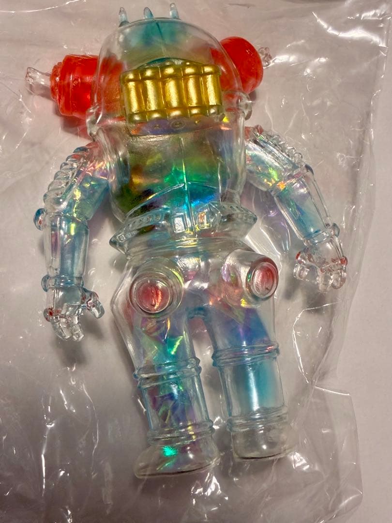 ブルマァク ソフビ　ウルトラセブン リトルキングジョー オーロラブルー