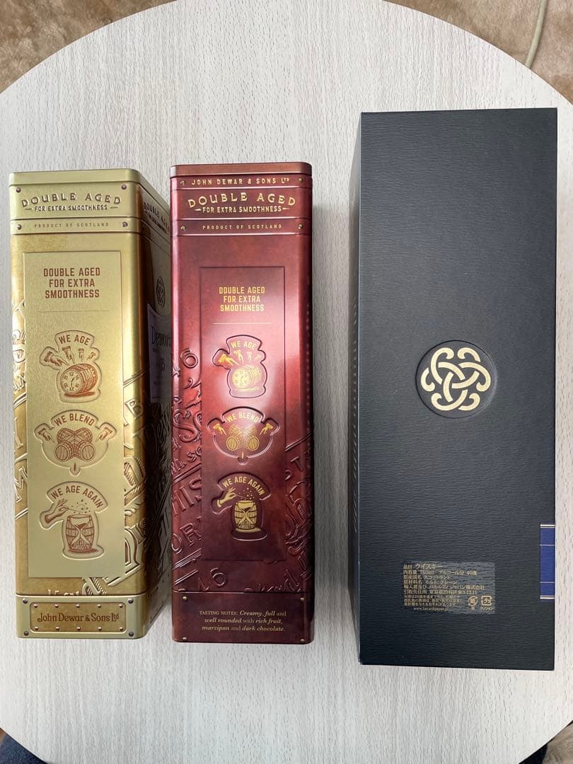 Dewar's 25年,18年,15年 3本セット 正規品 スコッチ デュワーズ