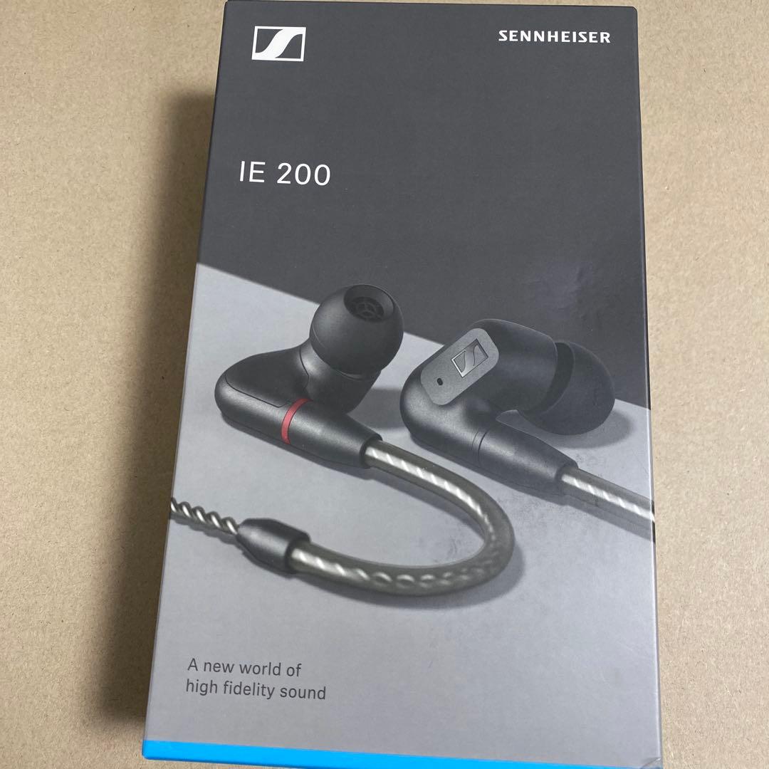 ゼンハイザー Sennheiser イヤホン 有線 IE 200 ブラック
