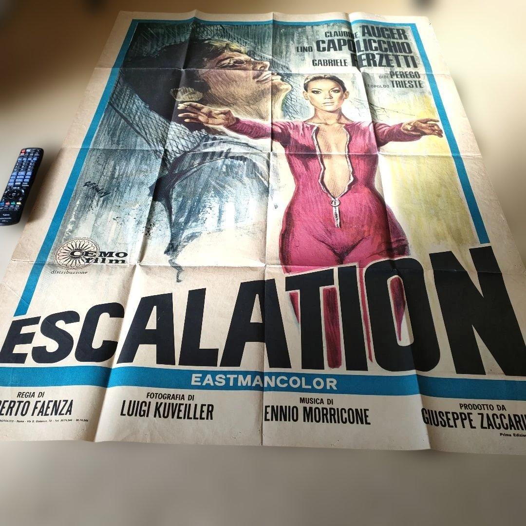 エスカレーション イタリア版映画ポスター クローディーヌ・オージェ
