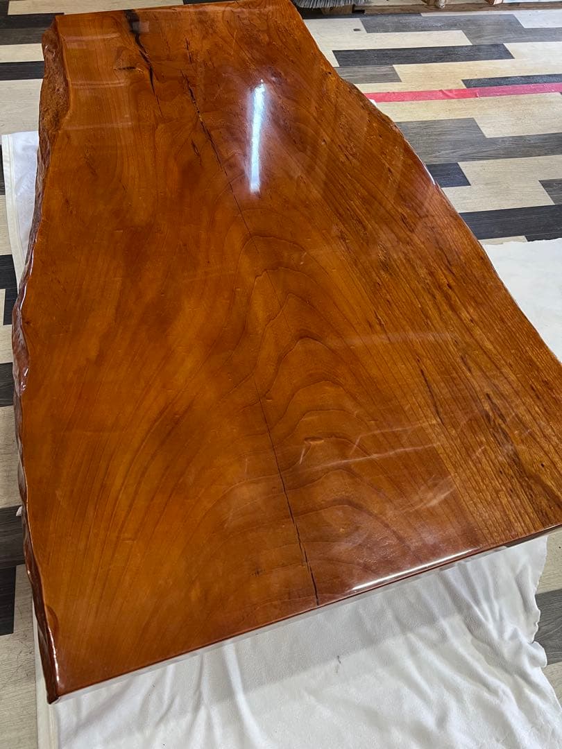 ヤ*タ様 【たのメル便発送】天然木 一枚板テーブル ダイニングテーブル