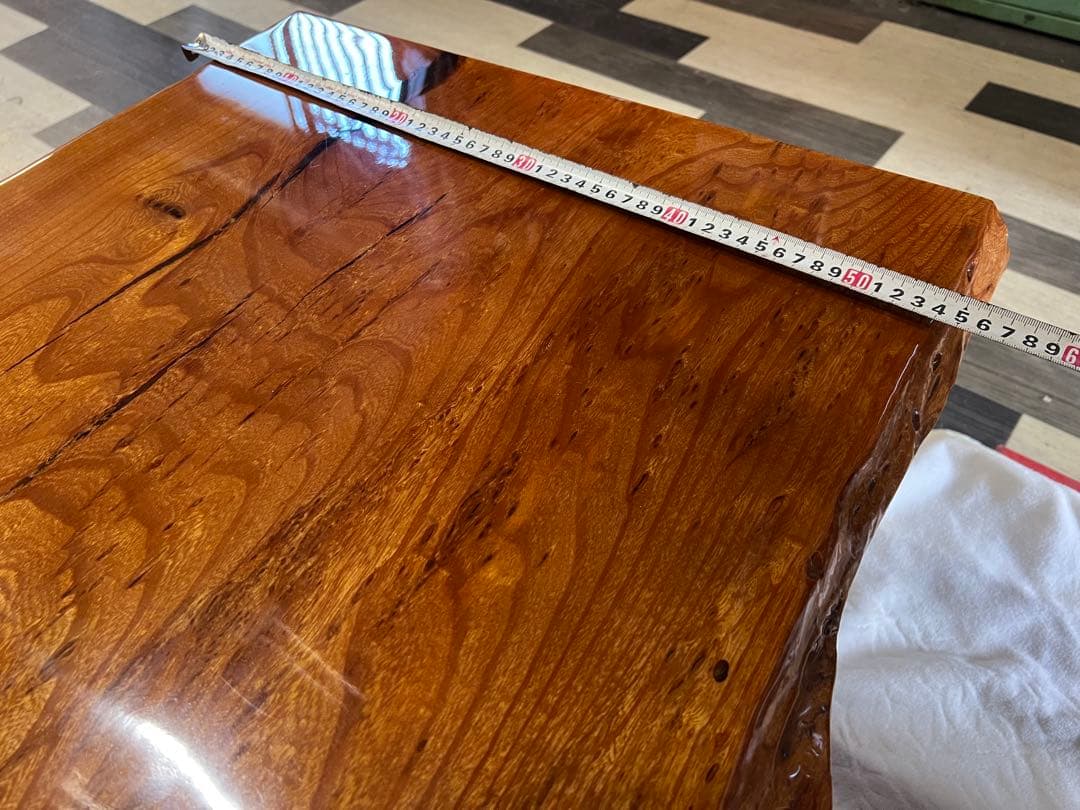 ヤ*タ様 【たのメル便発送】天然木 一枚板テーブル ダイニングテーブル