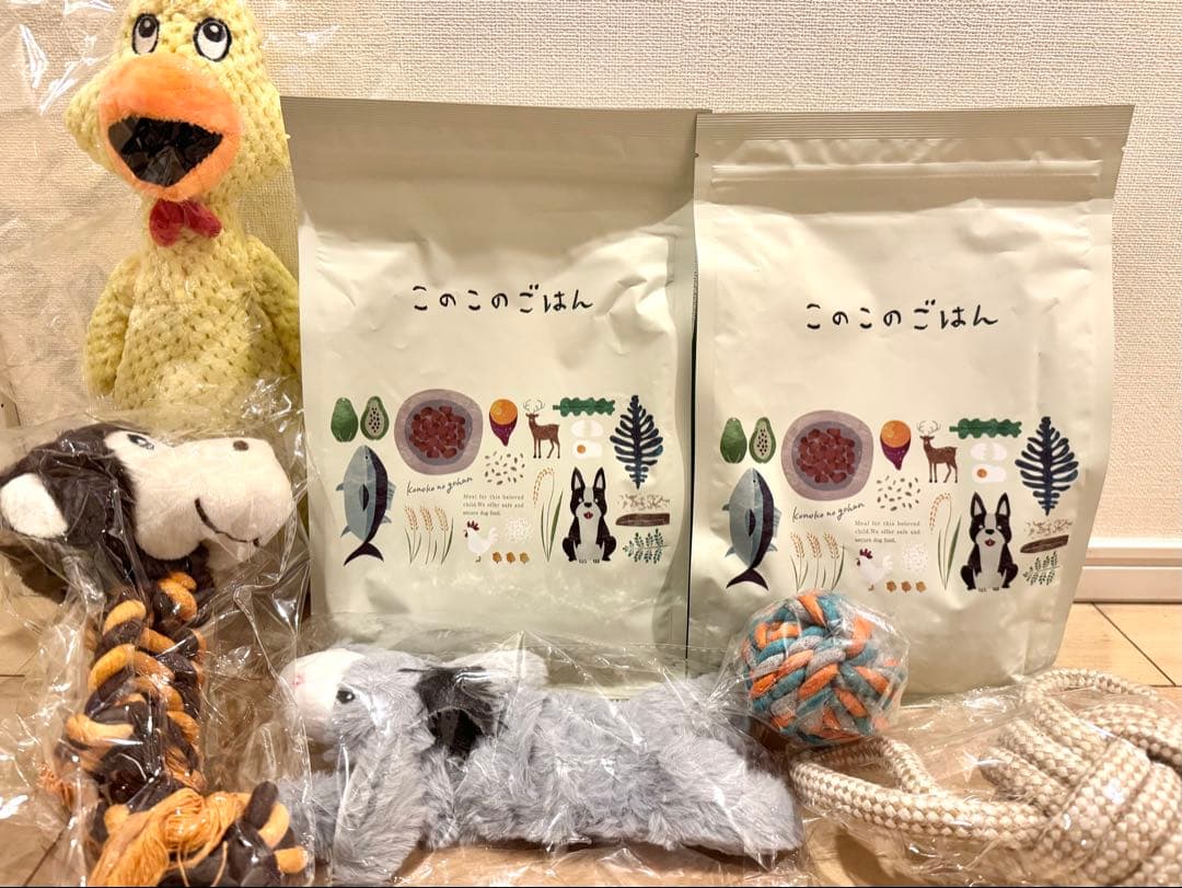 このこのごはん 2袋 おもちゃセット
