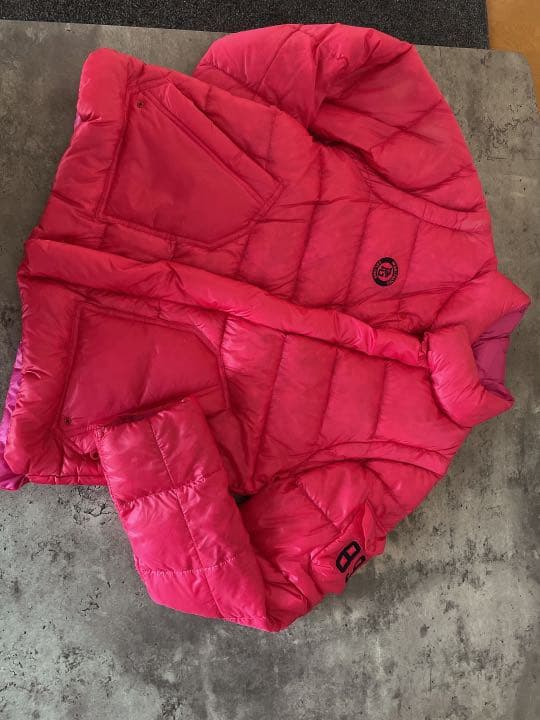 パーリーゲイツ　折り畳みダウン　ピンク