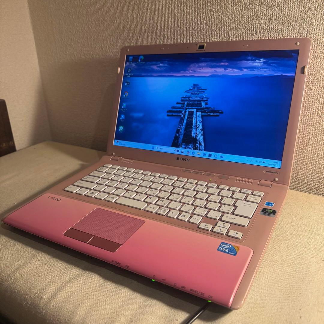 ピンクなバイオ　Win11 メモリ8GB 大容量HDD DVDドライブ