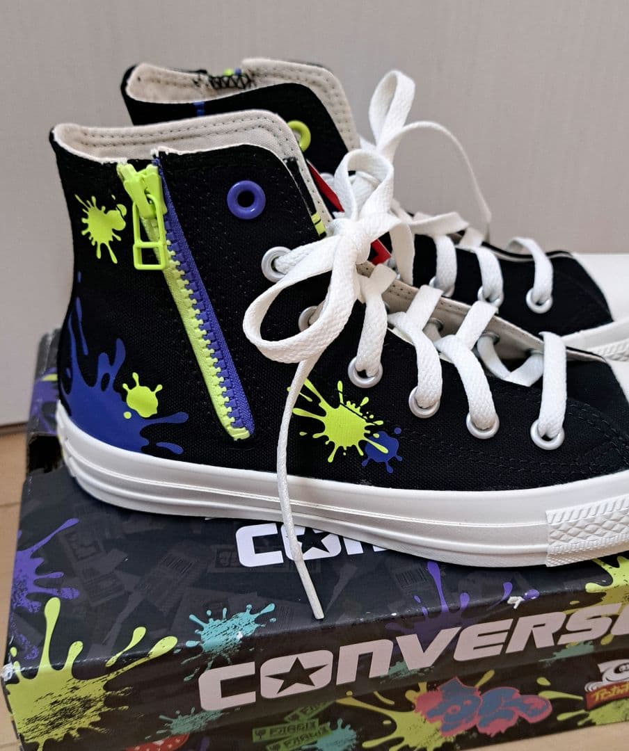 CONVERSE コンバース　スプラトゥーン3　コラボモデル ブラック23cm