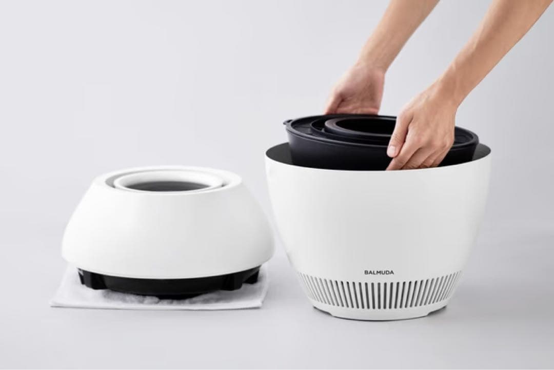 バルミューダ（BALMUDA）の気化式加湿器「Rain（レイン）」