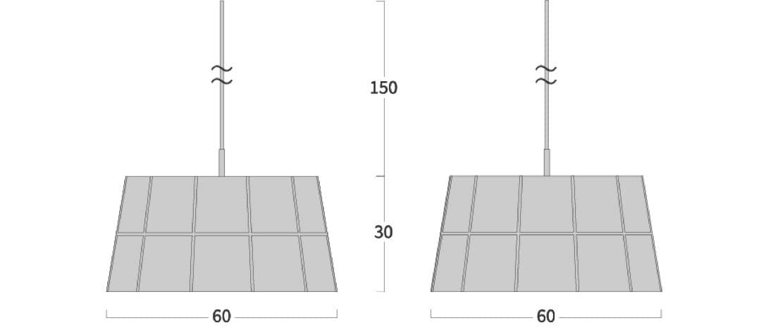 MUKU工房 MOARE 折々LEDペンダントライト(60-150標準サイズ)