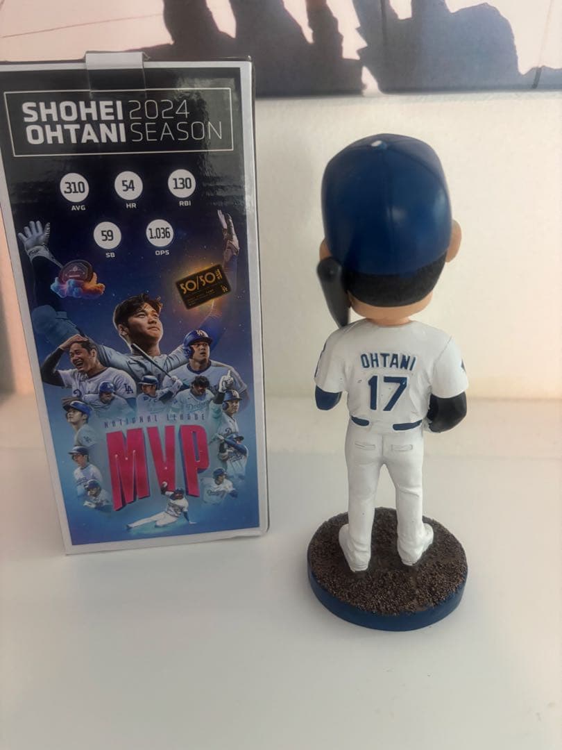 4/2配布　大谷翔平 MVP ボブルヘッド人形