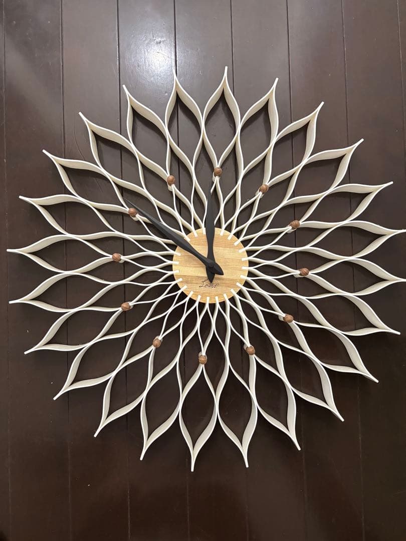 現行品　未使用　ルファール　ウォールクロック　ホワイト　フランフラン　壁掛け時計