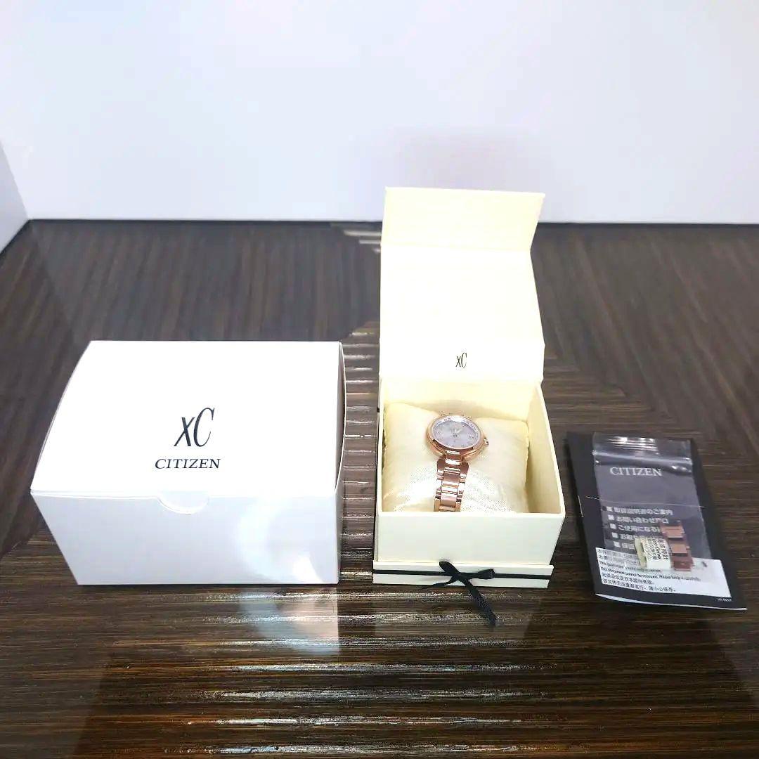稼働品　CITIZEN シチズン　XC クロスシー　腕時計　サクラピンク