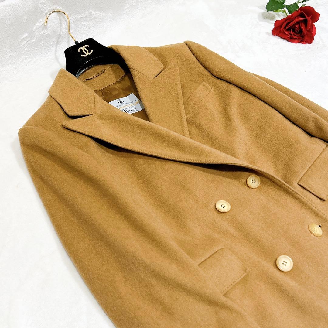 未使用級美品✨　アクアスキュータム　コラボ　カシミヤ100% キャメル