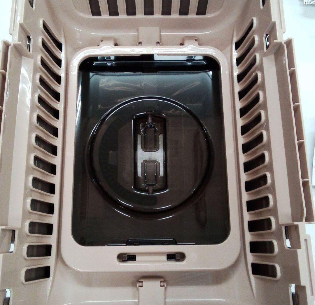 リッチェル キャンピングキャリーダブルドア 超小型犬・猫用 ダークブラウン S