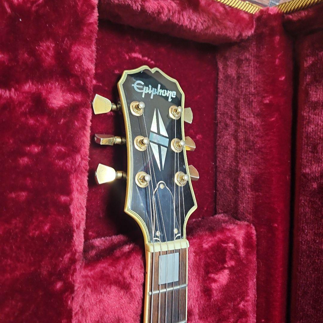 ギター epiphone by Gibson les paul custum ebony
