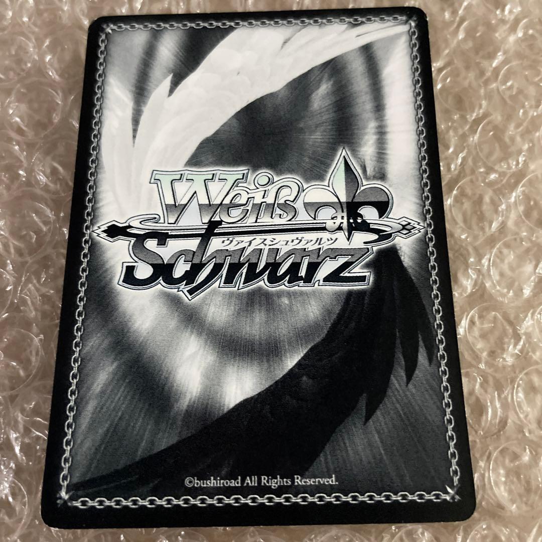 ヴァイスシュバルツ　真剣な面持ち 戦場ヶ原ひたぎ　SP　サイン