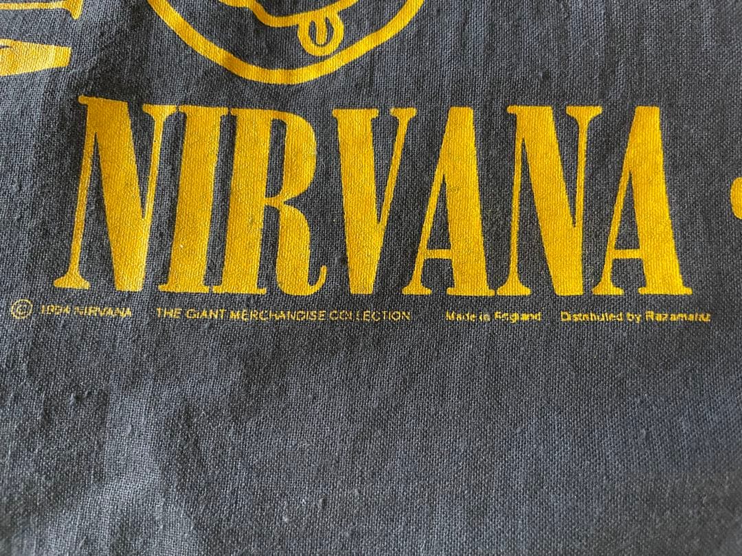 超レアNIRVANA ニルヴァーナ　 スマイルバンダナ1994 GIANT