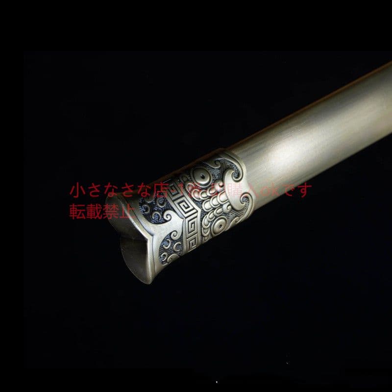 リング頭唐横刀を刻む 武具 刀装具 日本刀 唐剣  模造刀·模擬刀  居合刀