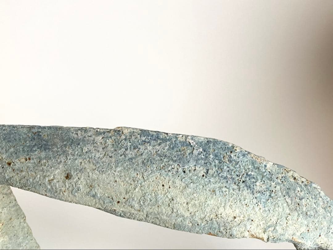 小島郁子（安藤郁子）さん作　オブジェ　焼締