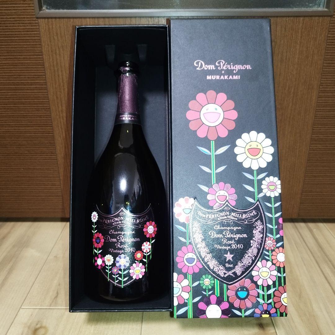 【限定コラボ】ドンペリ×村上隆　ロゼ ヴィンテージ 2010 空箱＆空瓶