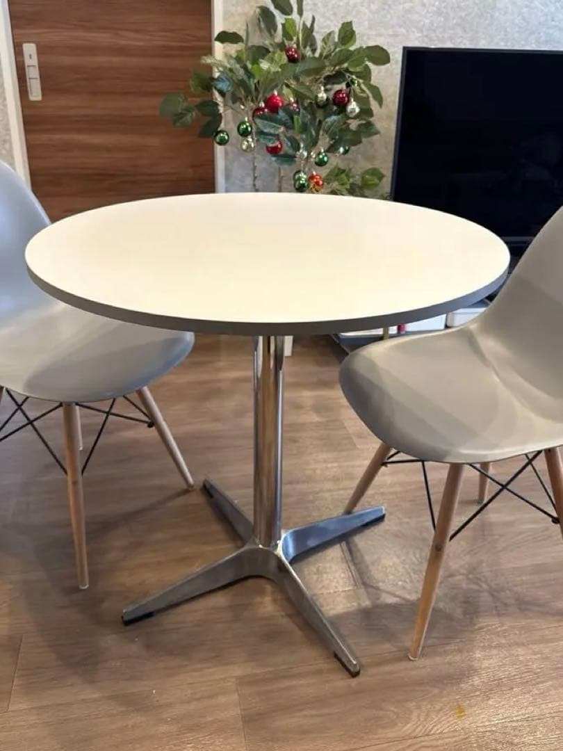 韓国 丸テーブル 円形 ダイニングテーブル 80cm