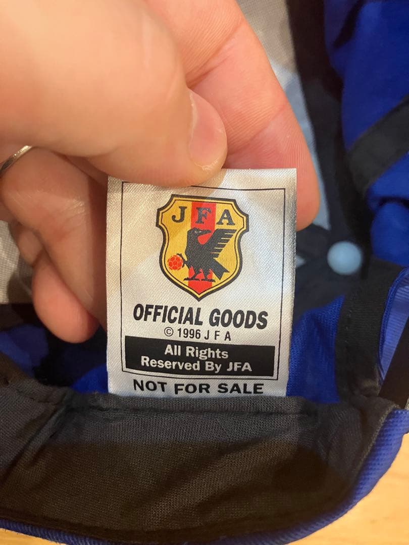 非売品❗️90s サッカー 日本代表 キャップ 炎モデル 1996 フレイム刺繍