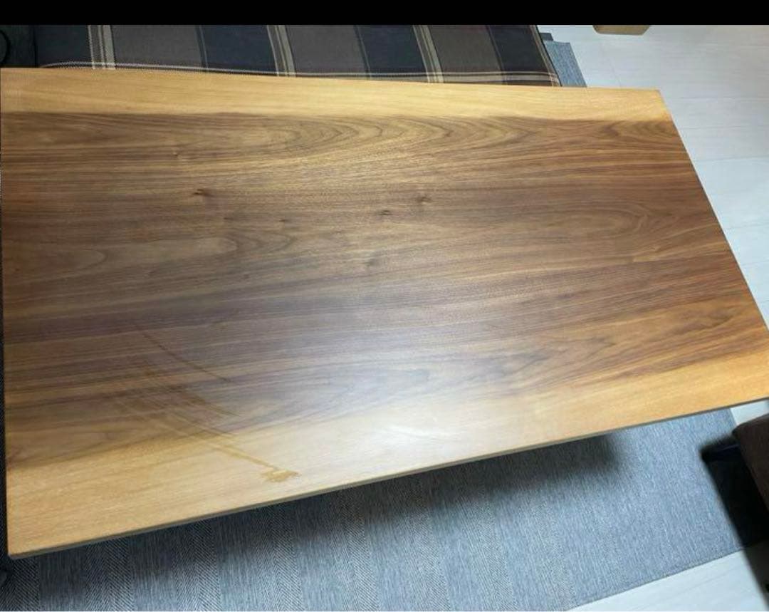 関家具　一枚板風　ダイニングテーブル　クラッシュゲート