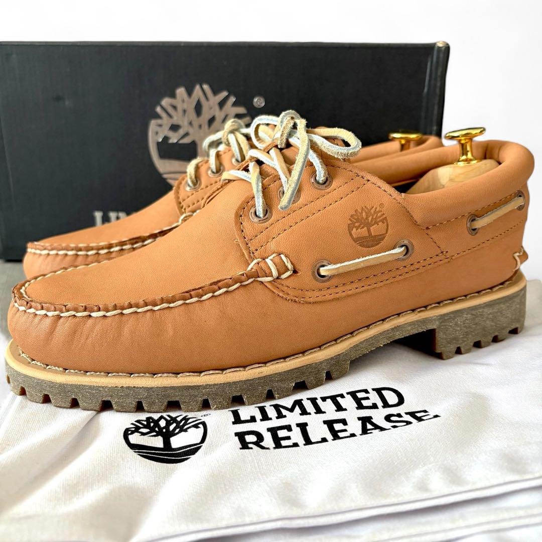 極美品 ティンバーランド ホーウィンレザー eye デッキシューズ【7.5W】