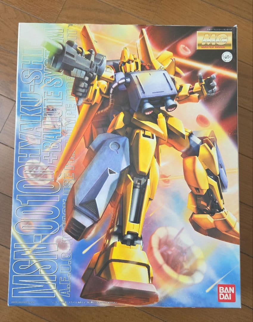 希少！旧キットバンダイ MG MSN-00100 百式+バリュートシステム