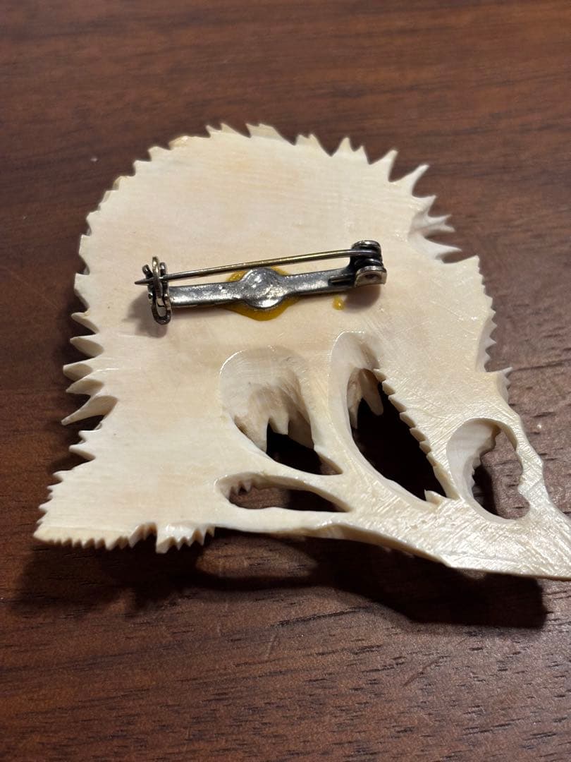 ニ*ン様 象牙調 ブローチ ブレスレット 3点 セット まとめ アンティーク ヴ