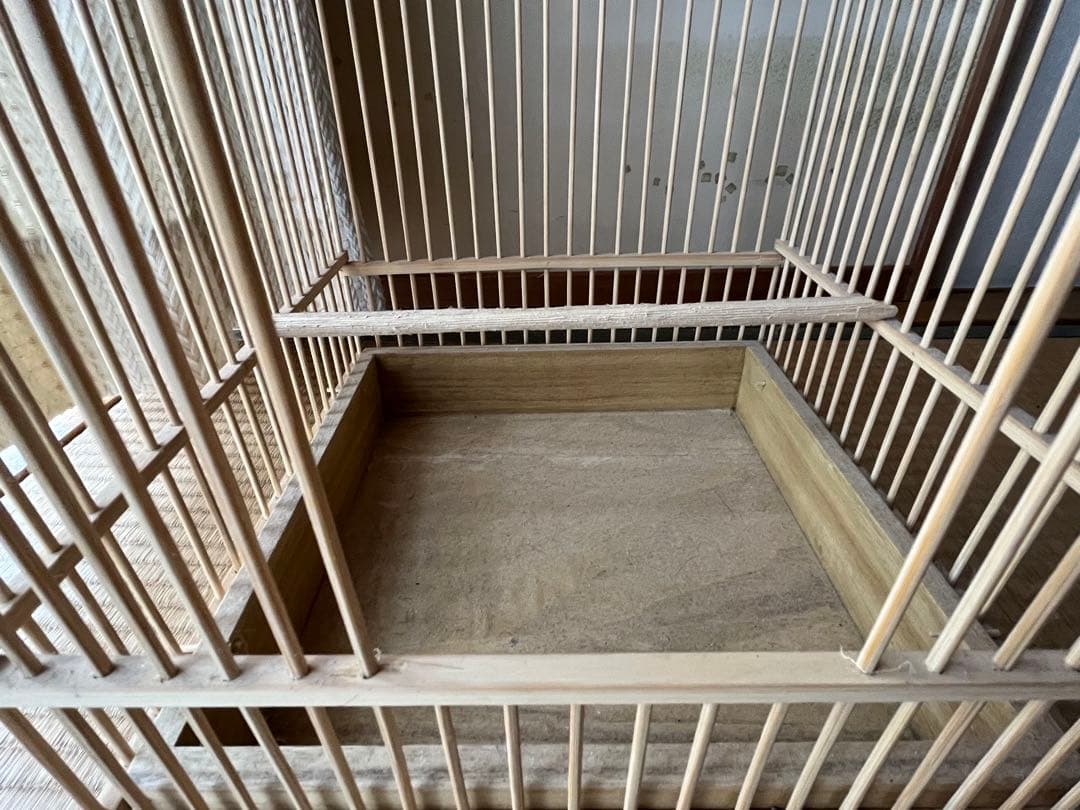 元建具屋職人おじいちゃんの手作り鳥かご