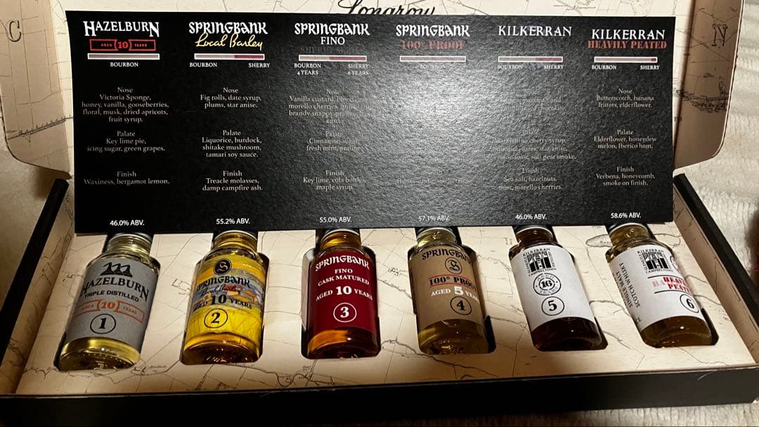 最新リリース　スプリングバンク　テイスティングセット 6本