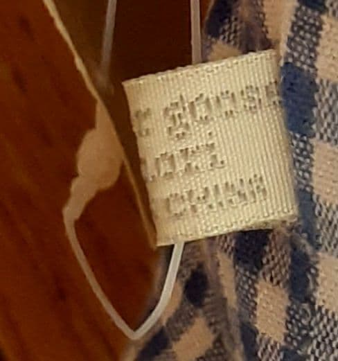 【激レア】マザーグースの森 馬 ぬいぐるみ 抱きぐるみ ブルー チェック柄