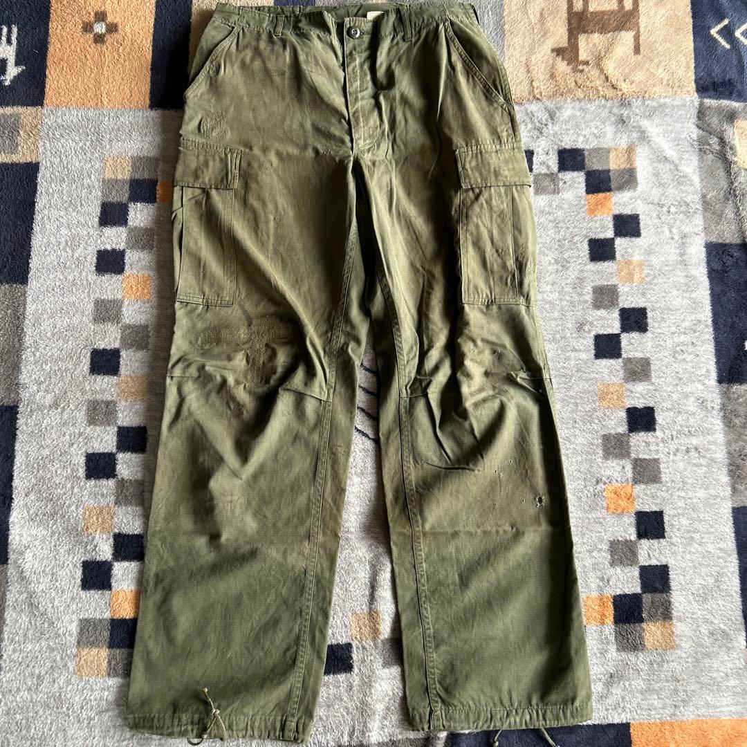 ベトナム戦争 実物使用品ジャングル ファティーグ 4th 米軍放出品