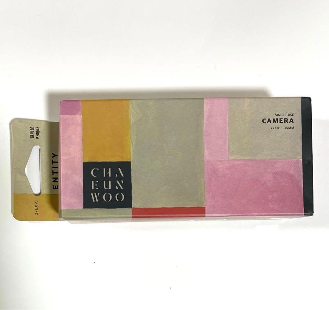 ASTRO チャウヌ ポップアップ フィルムカメラ トレカ付き　ファンコン