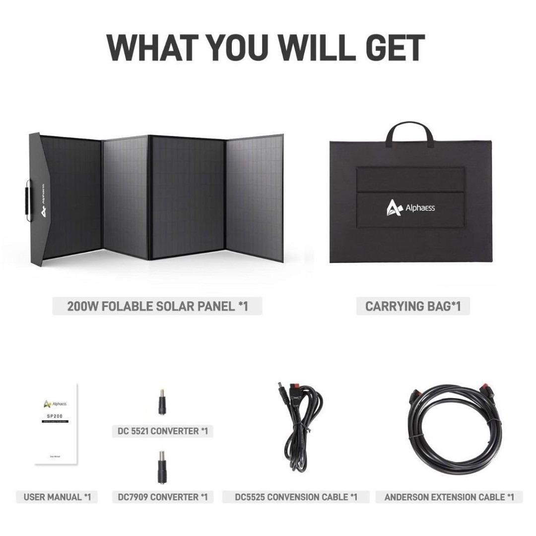 折りたたみ式 ソーラーパネル 200W 新品未開封