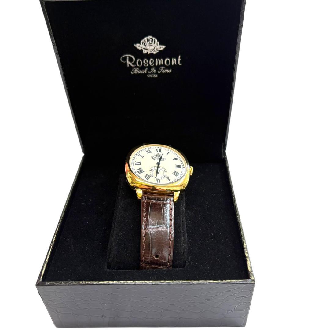 【極美品・電池交換済】ロゼモン ROSEMONT B-901　スイス製　腕時計