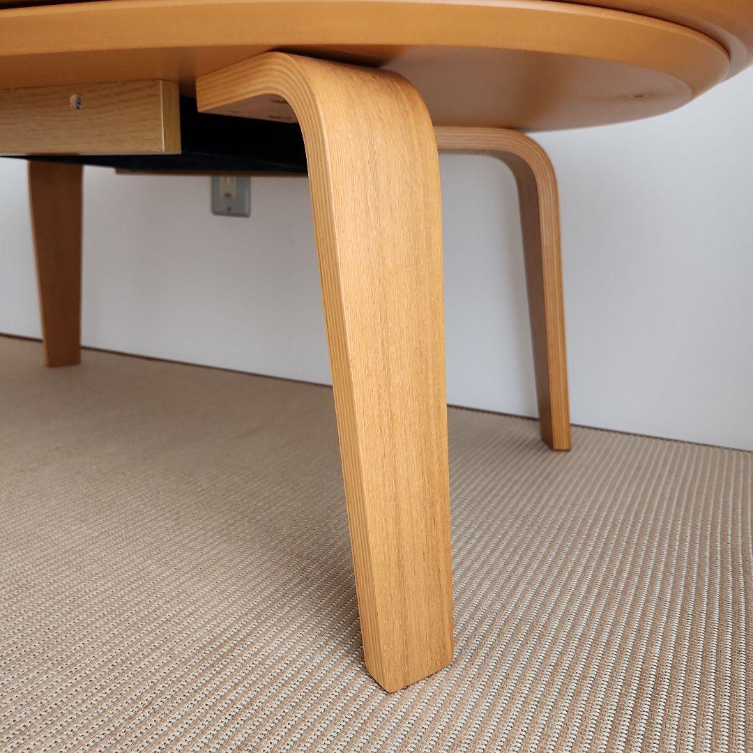 【無印良品】楕円こたつ・小・本体・タモ材曲木脚・石英管ヒーター／ナチュラル