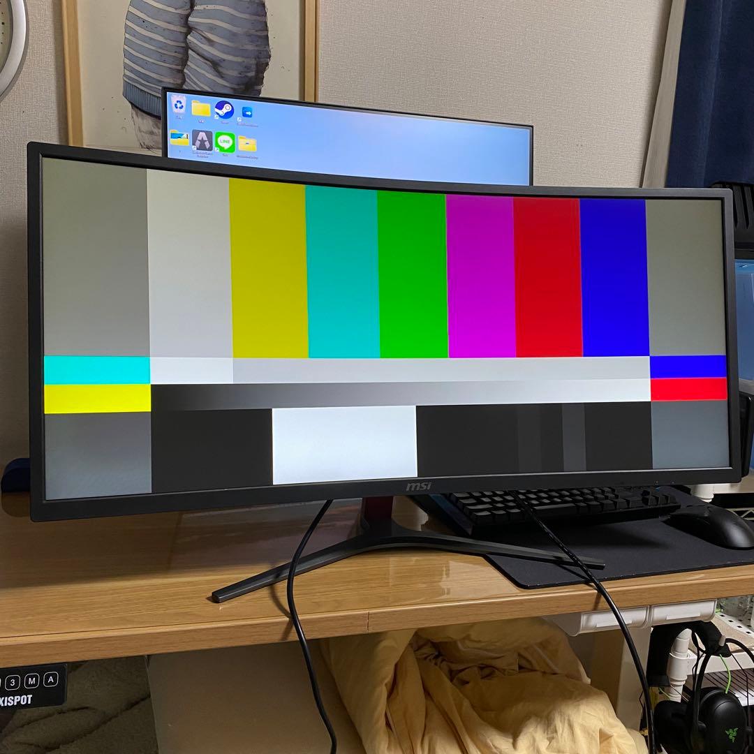 MSI 曲面ワイドゲーミングモニター Optix MAG341CQ 美品